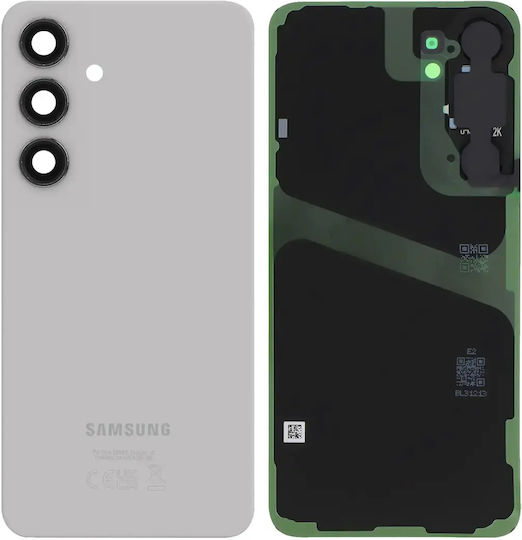 Rückseitiges Glas Kameraobjektiv Samsung Galaxy S24 Plus Service Pack Marmor Grau