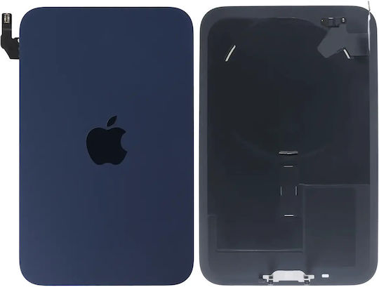 Sticlă Spate Cu Magsafe Magnet Și Nfc Iphone 17 Pro Max Service Pack Albastru Închis