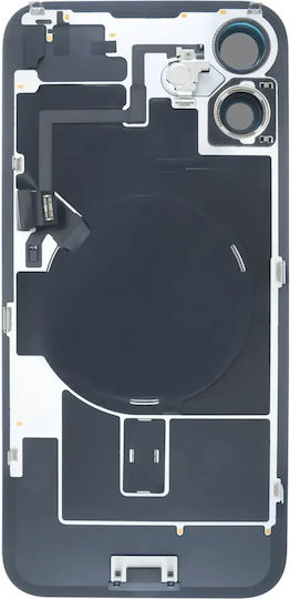 Sticlă Spate Cu Magneți Magsafe Nfc Și Lanternă Flex iPhone 16 Plus Pachet Service Teal