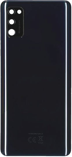 Geam Spate Capac Lentilă Cameră Samsung Galaxy A41 A415 2020 Pachet Service Prism Crush Negru