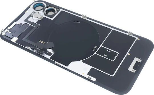 Sticlă Spate Cu Magneți Magsafe Nfc Și Lanternă Flex iPhone 16 Plus Pachet Service Teal