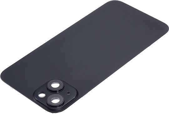 Back Glass W Magsafe Magnet iPhone 15 Plus Kein Logo Aftermarket Schwarz
