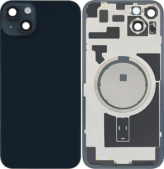 Задно Стъкло С Магнит MagSafe За iPhone 14 Plus Следпазарно Полунощно Без Лого