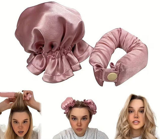 Hair Curling Accessory Flippy Heat-free Polyester Manual Twist Style 29 X 4 Cm Pink