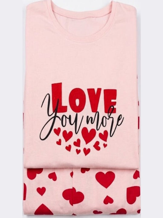 Soccus Soccus Damen Schlafanzug & Pyjamas Winter Baumwollene Rosa Set