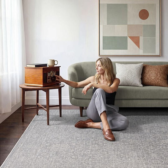 Newplan Aria 987g Rectangular Grey Rug 200x285cm