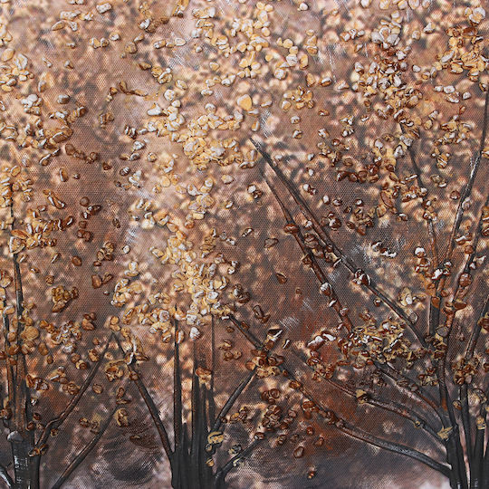Wall Canvas Painting Handmade Oil Painting 120x60 Embossed Keskor 82591