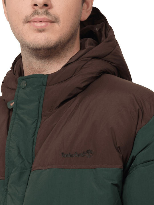 Мъжко яке Puffer Тъмнозелено