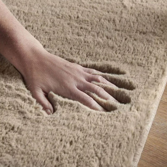 SpitiBazaar 120x180cm Αντιολισθητικό Γούνινο Καφέ SpitiBazaar 120x180cm Αντιολισθητικό Γούνινο Καφέ