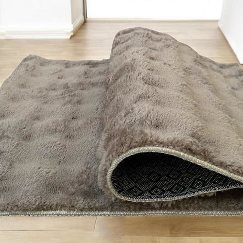 Linea Home Covor Antiderapant Rectangular Din Blană Moca 160x230cm
