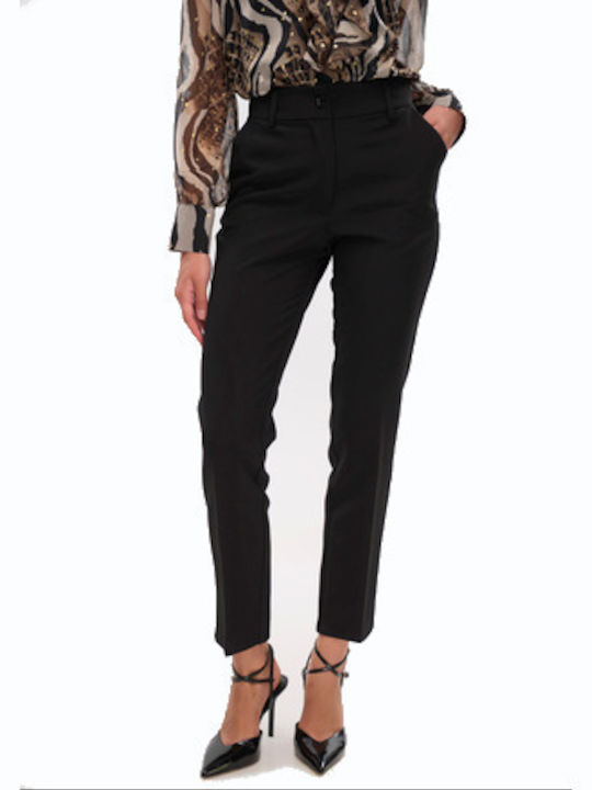 Damen Hochgebirge Krepp Hose Schwarz 04-8151N-Schwarz