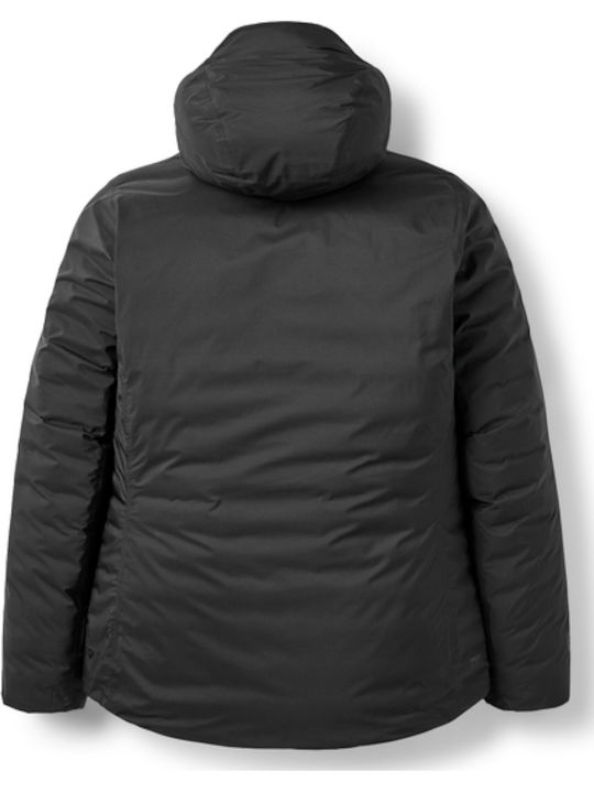 Microlight Women's Puffer Jacket Waterproof for Winter Black