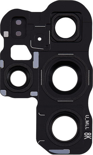 Back Kameraobjektiv Abdeckung Gehäuse Ring Samsung Galaxy S24 Ultra 5G Titanium Schwarz