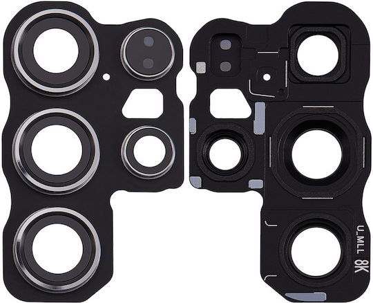 Back Kameraobjektiv Abdeckung Gehäuse Ring Samsung Galaxy S24 Ultra 5G Titanium Schwarz