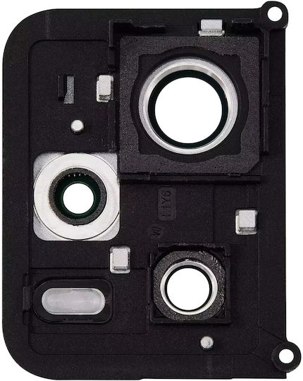 Back Camera Lens Bracket Bezel Xiaomi Redmi Note 12 Pro Plus Obsidian Black