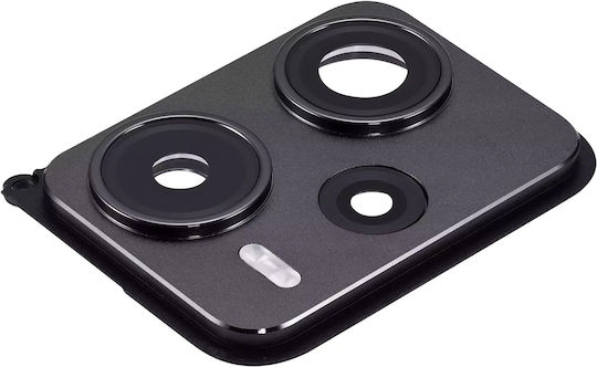 Back Camera Lens Bracket Bezel Xiaomi Redmi Note 12 Pro Plus Obsidian Black