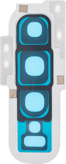 Rückkamera Objektivabdeckung Rahmenring Samsung Galaxy S10 Plus Prism Weiß