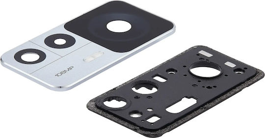 Back Camera Lens Bracket Bezel Fo Xiaomi 12t 2 Piece Set Silver