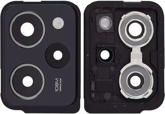Back Camera Lens Bracket Bezel Xiaomi Redmi Note 12 Pro Speed Black Poco X5 Pro 5g