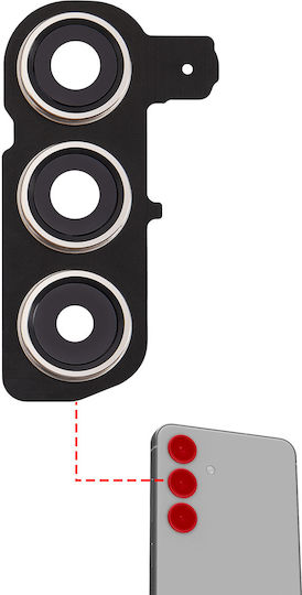 Back Camera Lens Cover Bezel Ring Samsung Galaxy S24 5g Кехлибарено Жълт