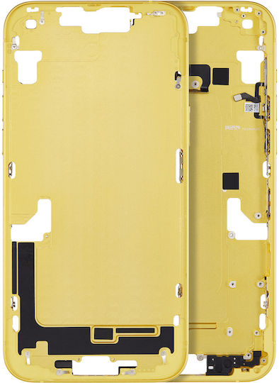 Mid-frame Housing W Small Parts Iphone 14 Plus Eu Global Version Aftermarket Plus Yellow