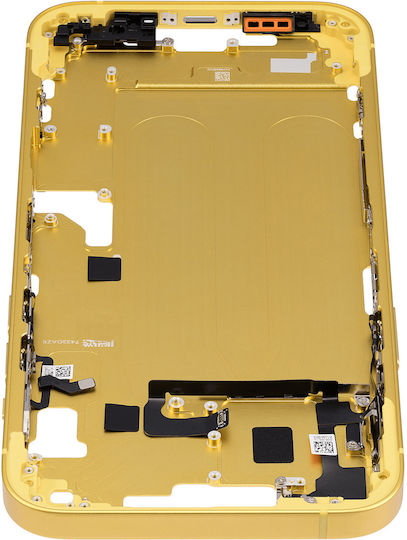 Mid-frame Housing W Small Parts Iphone 14 Plus Eu Global Version Aftermarket Plus Yellow