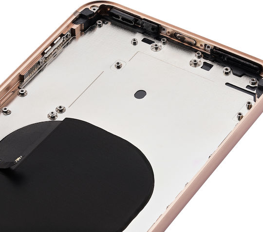 Back Housing Small Components Pre-installed Iphone 8 Plus No Logo Aftermarket Plus Gold