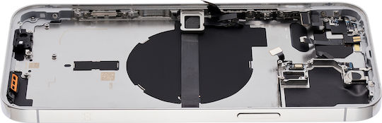 Back Housing W Small Parts Iphone 13 Pro Max Eu Global Version Aftermarket Plus Silver