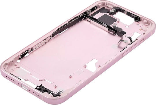 Mid-frame Housing W Small Parts Iphone 15 Plus Us Version Aftermarket Plus Pink