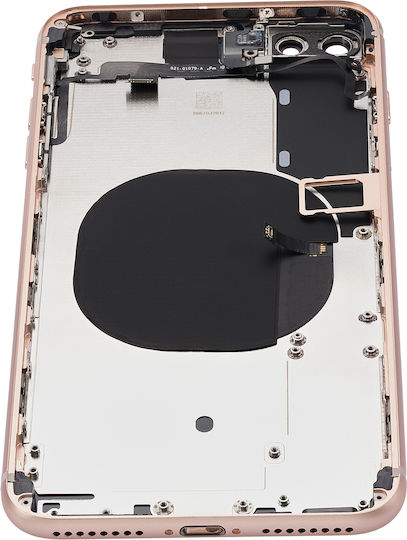 Back Housing Small Components Pre-installed Iphone 8 Plus No Logo Aftermarket Plus Gold