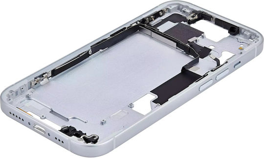Mid-frame Housing W Small Parts Iphone 15 Us Version Aftermarket Plus Blue