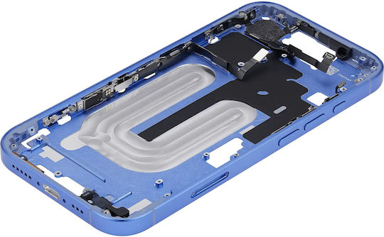 Mid-frame Housing Power Volume Button Iphone 16 Eu Global Version Aftermarket Plus Ultramarine