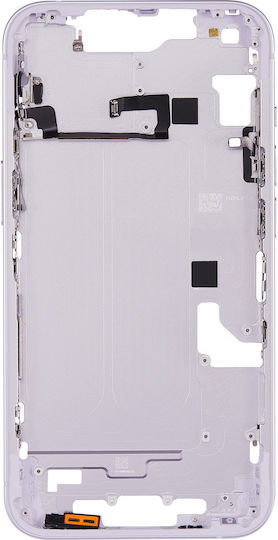 Mid-frame Housing W Small Parts Iphone 14 Eu Global Version Aftermarket Plus Purple