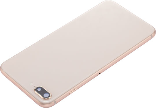 Back Housing Small Components Pre-installed Iphone 8 Plus No Logo Aftermarket Plus Gold