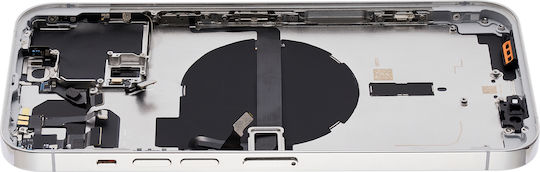 Back Housing W Small Parts Iphone 13 Pro Max Eu Global Version Aftermarket Plus Silver