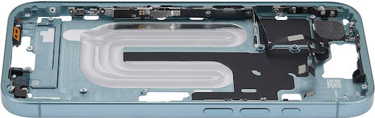 Mid-frame Housing Power Volume Button Iphone 16 Us Version Aftermarket Plus Teal