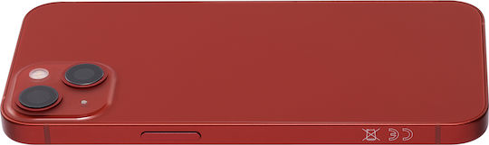 Back Housing W Small Parts Iphone 13 Eu Global Version Aftermarket Plus Red