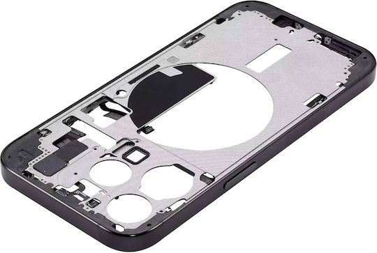 Mid-frame Housing W Small Parts Iphone 15 Pro Us Version Aftermarket Plus Black Titanium