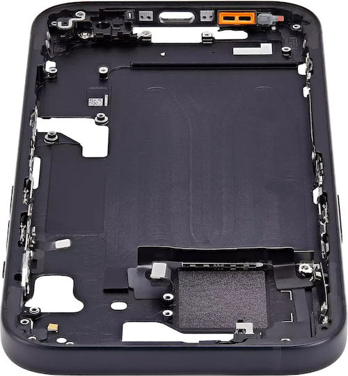 Mid-frame Housing W Small Parts Iphone 15 Eu Global Version Aftermarket Plus Black