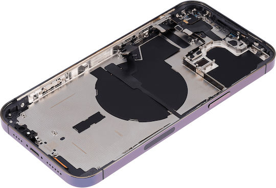 Back Housing W Small Parts Iphone 14 Pro Max Us Version Aftermarket Plus Deep Purple