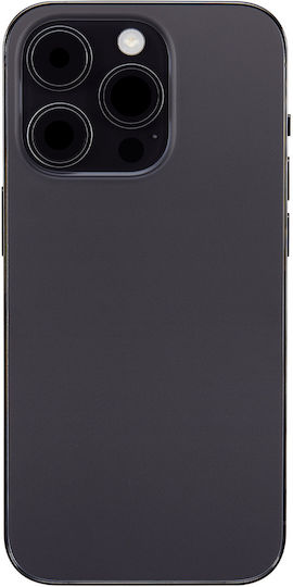Back Housing W Small Parts Iphone 14 Pro Us Version Aftermarket Plus Space Black