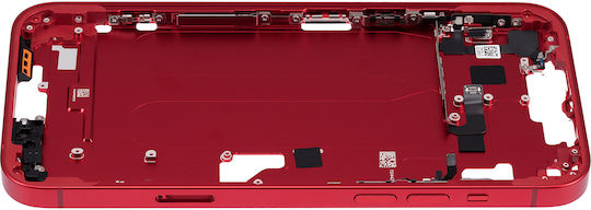 Mid-frame Housing W Small Parts Iphone 14 Plus Eu Global Version Aftermarket Plus Red
