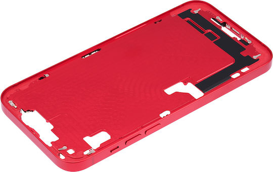 Mid-frame Housing W Small Parts Iphone 14 Plus Us Version Aftermarket Plus Red