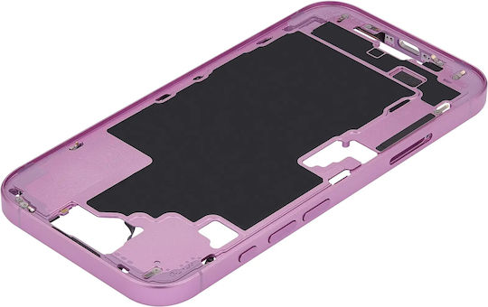 Mid-frame Housing Power Volume Button Iphone 16 Eu Global Version Aftermarket Plus Pink