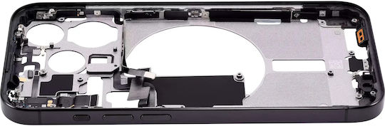 Mid-frame Housing W Small Parts Iphone 15 Pro Us Version Aftermarket Plus Black Titanium