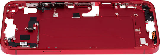 Mid-frame Housing W Small Parts Iphone 14 Plus Eu Global Version Aftermarket Plus Red