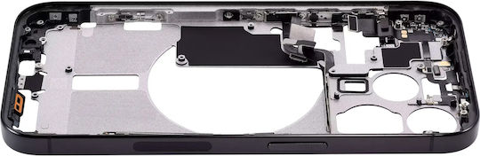 Mid-frame Housing W Small Parts Iphone 15 Pro Us Version Aftermarket Plus Black Titanium