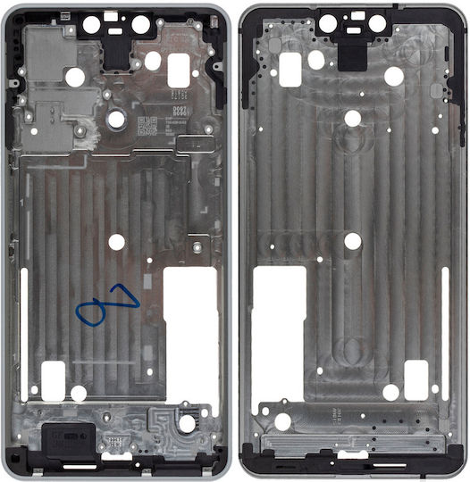 Средна Рамка За Мобилен Google Pixel 3 XL Бяла