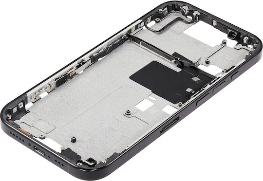 Mid-frame Housing Power Volume Button Iphone 16 Pro Eu Global Version Aftermarket Plus Black Titanium