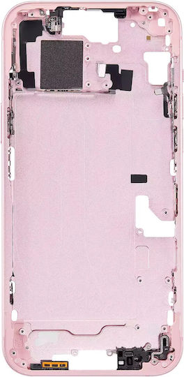 Mid-frame Housing W Small Parts Iphone 15 Plus Eu Global Version Aftermarket Plus Pink
